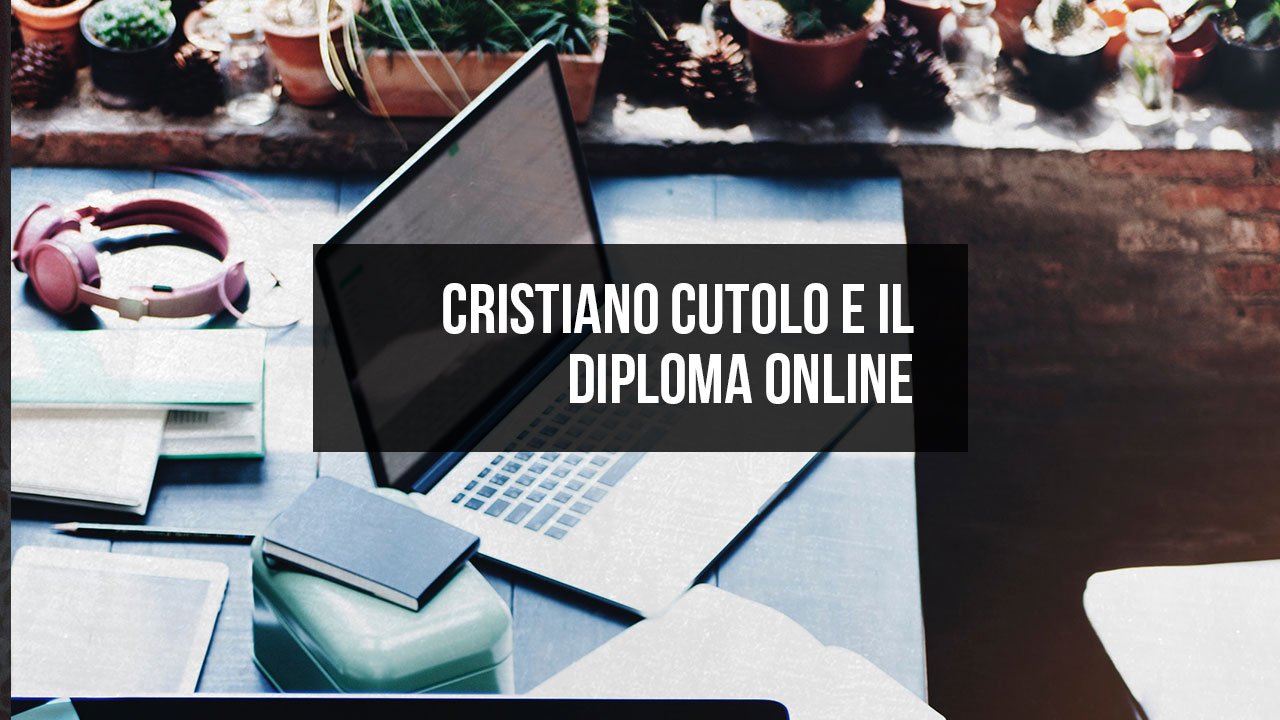 Cristiano Cutolo diplomato on line con la scuola CODE