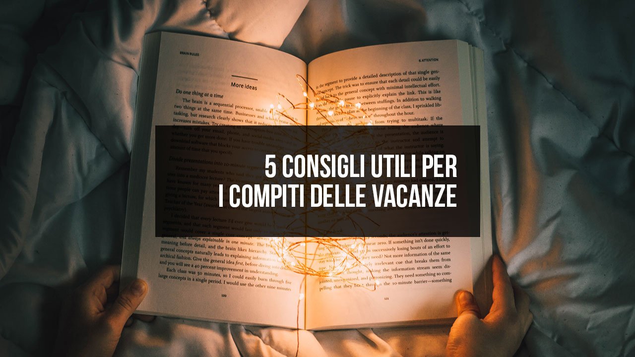 Compiti delle vacanze di Natale: 5 consigli utili per studiare bene e in fretta