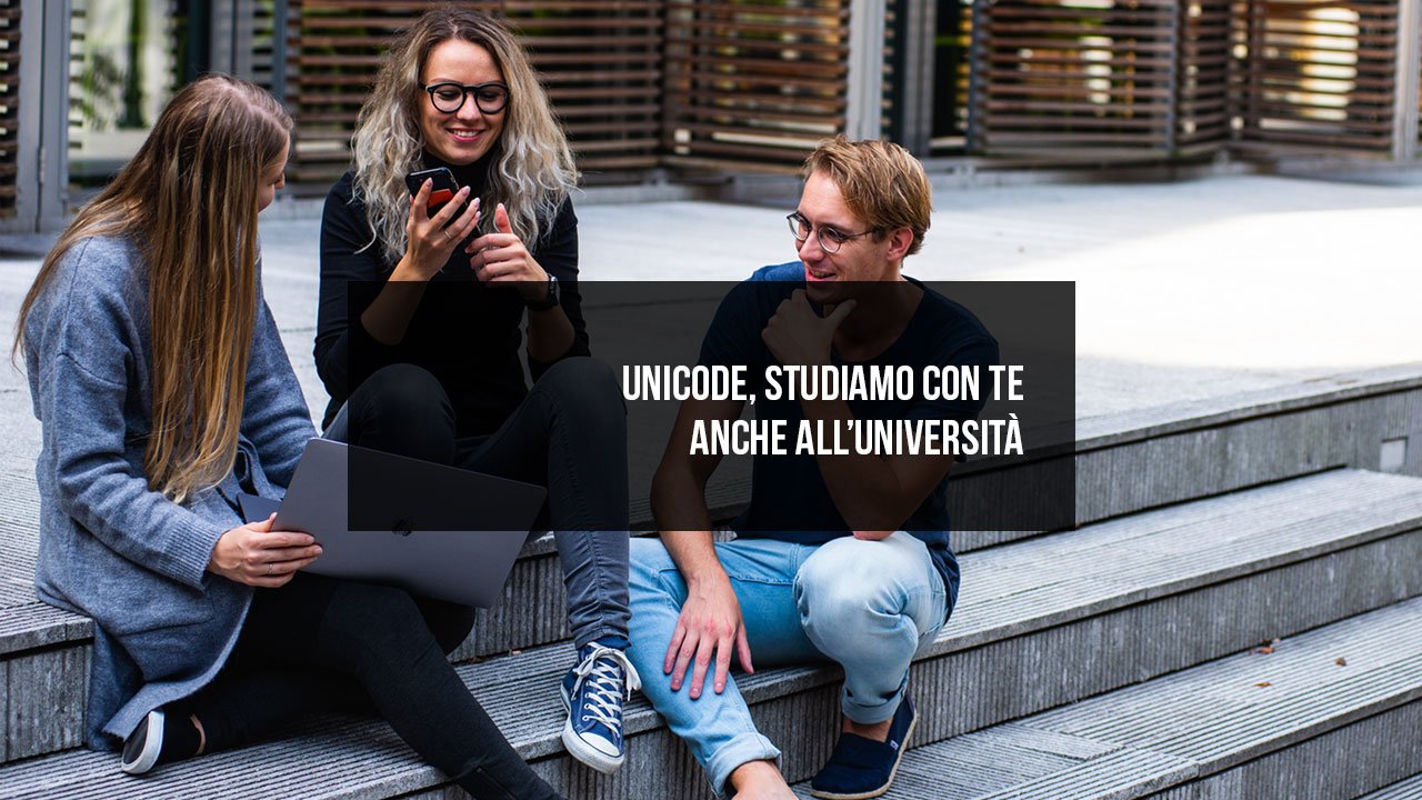 UniCODE, studiamo con te anche all'università